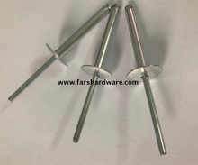China supplier of Aluminum steel open type large head blind rivet