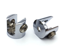 Glass Hardware Zinc Alloy Fixed Glass Holder Clamp