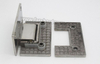BRASS GLASS SHOWER DOOR HINGE 90 DEGREE GLASS TO WALL 