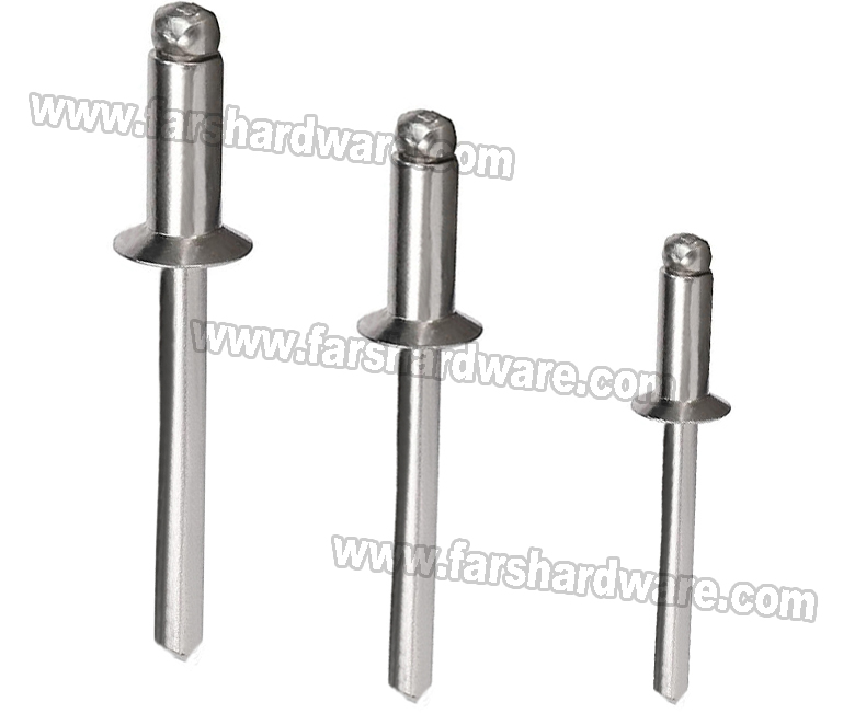  Buy Stainless Steel Blind Rivet, Steel CSK Head Blind Rivet, Al St Rivet Product on FARS GLASS